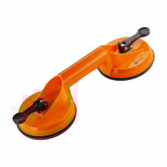 Держатель-присоска для стекла и плитки Polax двойная 2х115 мм Оранжево-черный (37-187) Косов