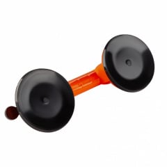 Держатель-присоска для стекла и плитки Polax двойная 2х115 мм Оранжево-черный (37-187) Косов