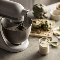 Миксер планетарный KitchenAid Mini 5KSM3311XEFW мини с чашей 3,3л Матовый Белый Киев