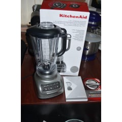 Стационарный настольный блендер 1.75 л, KitchenAid 5KSB1585ECU Diamond серебряный Київ