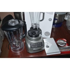 Стационарный настольный блендер 1.75 л, KitchenAid 5KSB1585ECU Diamond серебряный Київ