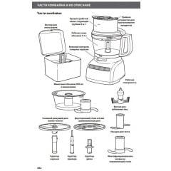 Кухонный комбайн - процессор KitchenAid 5KFP1335EOB, 3.1 л, чёрный Київ
