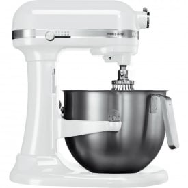 Профессиональный планетарный миксер KitchenAid Heavy Duty 5KSM7591XEWH, 6.9 л, белый