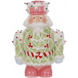 Набор подсвечников BonaDi Gingerbread Soldier 8.5х6х13 см 2 шт Зеленый (DP232342)