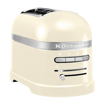 Тостер KitchenAid 5KMT2204EAC Artisan, на 2 хлібці, кремовий