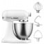 Миксер планетарный KitchenAid Mini 5KSM3311XEFW мини с чашей 3,3л Матовый Белый Киев