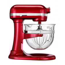 Професійний планетарний міксер, скляна чаша 6.0 л, KitchenAid Artisan IKSM6521XECA, карамель