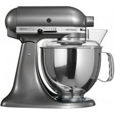 Планетарний міксер KitchenAid 5KSM150PSEMS ARTISAN, 4.83 л, срібний медальйон