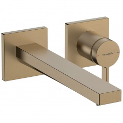 Змішувач для умивальника Hansgrohe Tecturis E EcoSmart+ без прихованої частини бронза Київ