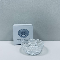 Підсвічник OLens 8030-371 Свінг 8.5x4 см Прозорий (23562) Київ