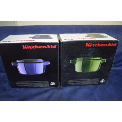 Каструля з кришкою-гриль, чавунна KitchenAid KCPI60CRIG Professional Cast Iron, 3,8 л, 24 см Київ
