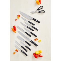 Набір кухонних ножів KitchenAid KKFTR16SL 16 предметів із точилом для ножів Гайсин