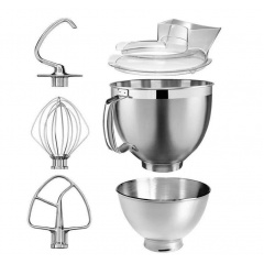Міксер планетарний настільний KitchenAid Artisan 5KSM185PSEOB чаша 4.8 л, з двома чашами, чорний Львов