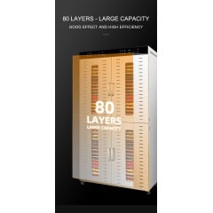 Дегідратор комерційний Tekhniko DH-80H-SS нержавіюча сталь (80 лотків) Київ