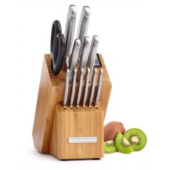 Набір кухонних ножів KitchenAid KKFSS14BO 14 предметів із точилом для ножів Житомир