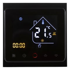 Термостат для водяної та електричної теплої підлоги Tervix Pro Line з ZigBee управлінням чорний (117140) Дрогобич