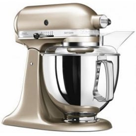 Планетарний міксер KitchenAid ARTISAN 5KSM155PSECZ, золотий нектар (скляна чаша)