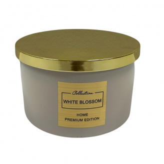 Ароматична свічка Pepco Home Premium Edition 1 кг 13.5x8 см Бежевий (79667)