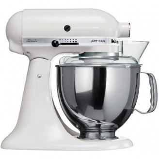 Планетарний міксер KitchenAid 5KSM150PSEWH ARTISAN, 4.83 л, білий