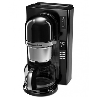 Кавоварка KitchenAid 5KCM0802EOB, заливного типу пуровер, графин 1.18л, чорний