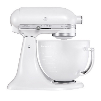 Планетарний міксер KitchenAid 5KSM156EFP ARTISAN, 4.83 л, морозні перли