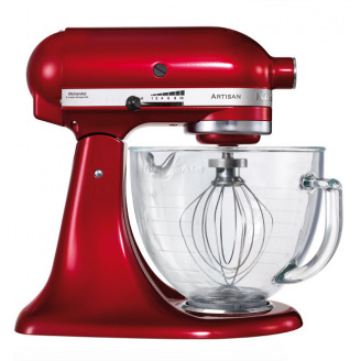 Планетарний міксер Artisan KitchenAid 5KSM156ECA, 4.83 л, карамельне яблуко (скляна чаша)