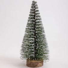 Искусственная елка настольная Lugi Стрела 25 см Зелено-белый (SOK-М-12-1)