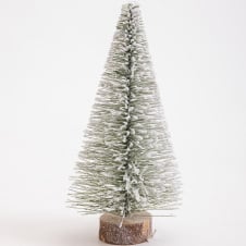Искусственная елка настольная Lugi Стрела зимняя 25 см Зелено-белый (SOK-М-12-2)