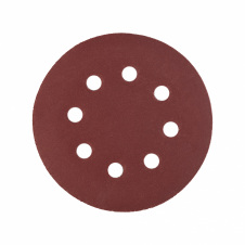 Шліфувальне коло Polax на липучці самозачіпній 125 мм К400 Червоний 10 шт (54-223)