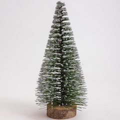 Искусственная елка настольная Lugi Стрела 25 см Зелено-белый (SOK-М-12-1) Киев