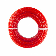 Жилка для триммера Polax Крученый квадрат 3 мм 15 м Красный (70-069) Киев