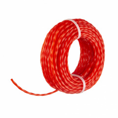 Жилка для триммера Polax Крученый квадрат 3 мм 15 м Красный (70-069) Киев