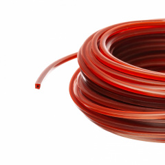 Жилка для триммера Polax Квадрат с кордом 2 мм 15 м Красный (70-079) Херсон