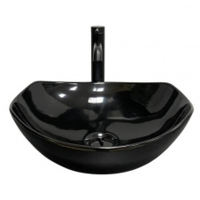 Раковина накладна VBI RONTA DARK BLACK GLOSSY VBI-017301