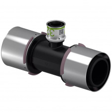 Трійник редукційний Uponor S-Press Plus PPSU 75-32-75