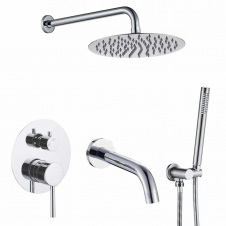 Душова система з виливом VBI Milano хром (VBI-050110CH)