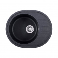 Мийка гранітна Interline Eva black, чорний (201220231927)