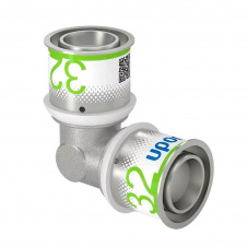 Коліно 90° Uponor S-Press PLUS латунне 32-32 (1070526)