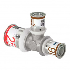 Трійник редукційний Uponor S-Press PLUS латунний 25-16-16 (1070572)