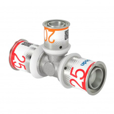 Трійник редукційний Uponor S-Press PLUS латунний 25-20-25 (1070577)