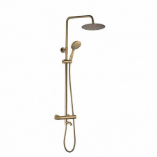 Душова система з виливом VBI Milano золотий матовий (VBI-050111BG)
