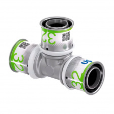 Трійник рівний Uponor S-Press PLUS латунний 32-32-32 (1070563)