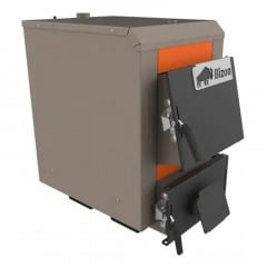 Твердопаливний котел тривалого горіння Bizon М-140 Термо 14 кВт + механічний терморегулятор Самбір