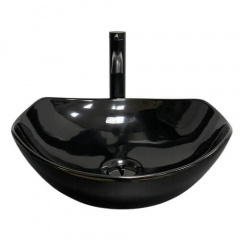 Раковина накладна VBI RONTA DARK BLACK GLOSSY VBI-017301 Талалаївка