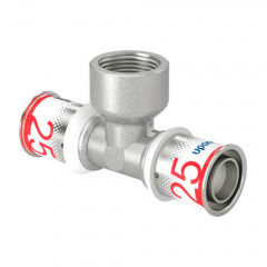Трійник Uponor S-Press PLUS внутр. різьба 25-Rp3/4"FT-25 (1070599) Чортков
