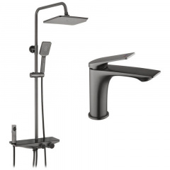 Душова система 2 в 1 Kroner Armada-GRP066 + змішувач Graz-GRP010 (KRAGRP066GRP010) Чортков