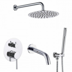 Душова система з виливом VBI Milano хром (VBI-050110CH) Смела