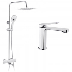 Душова система 2 в 1 Kroner Makon-C063 + змішувач Makon-C010 (KRMC063C010) Бучач