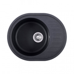 Мийка гранітна Interline Eva black, чорний (201220231927) Ковель