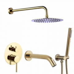 Душова система з виливом VBI Milano золотий (VBI-050110GL) Переяслав-Хмельницкий
